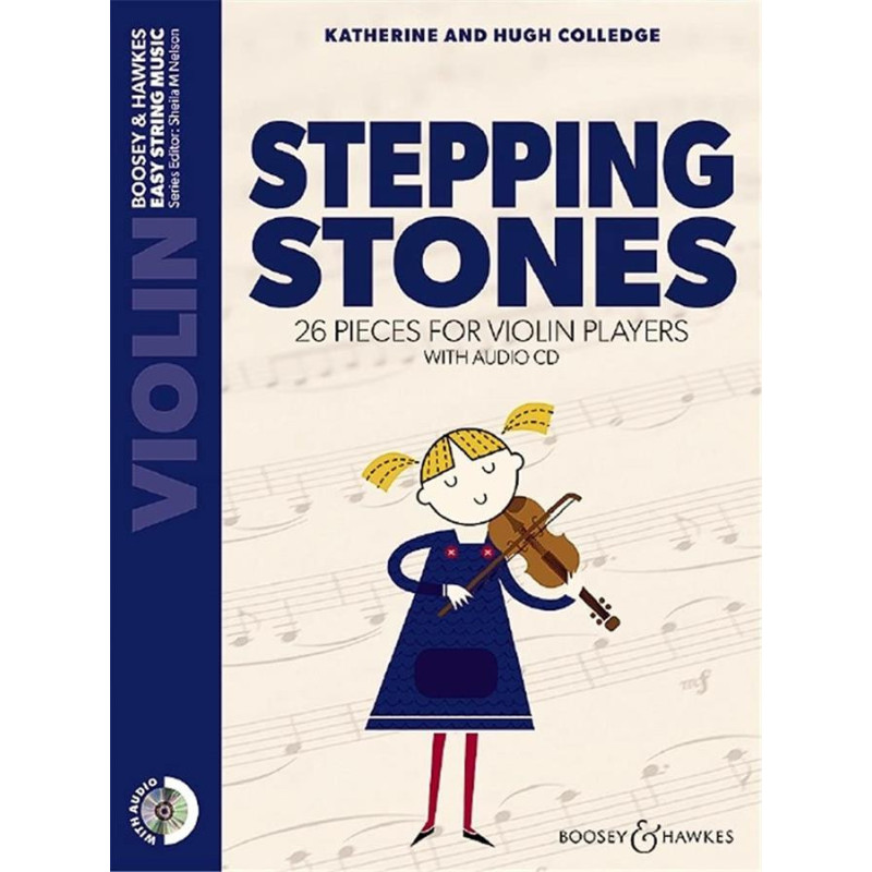 Stepping stones + cd - violon: 26 Pieces for Violin Players - Hugh Colledge
