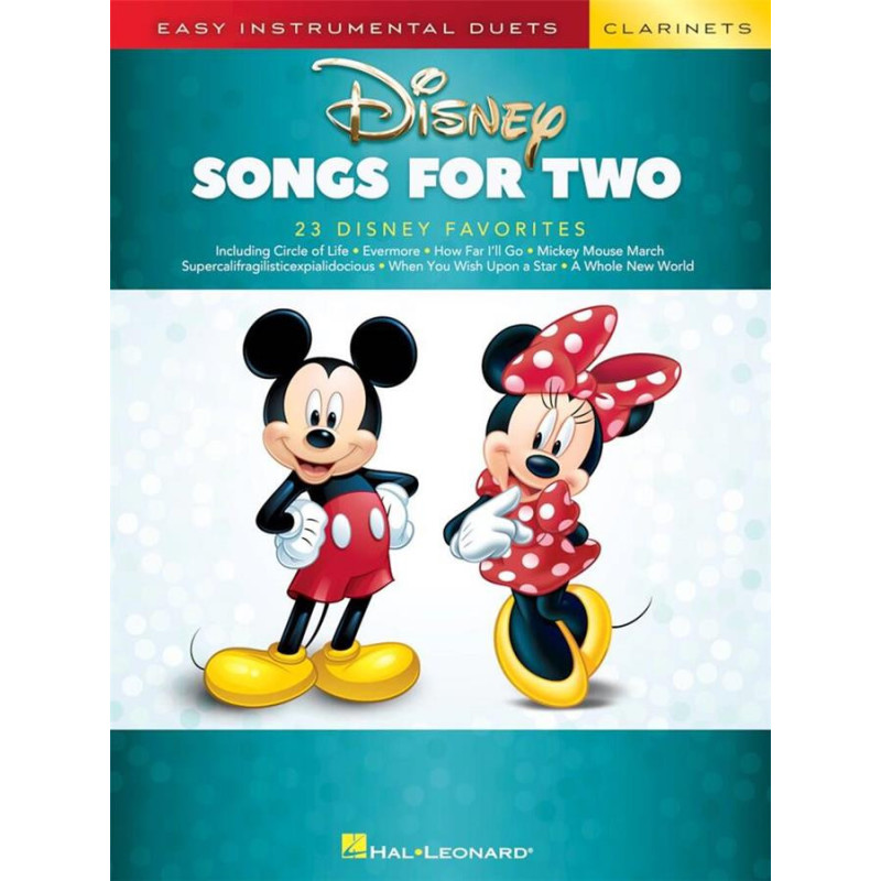 Disney Songs - Easy Instrumental Duets - Two Clarinets Mark Phillips clarinetto