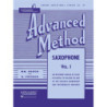 Rubank Advanced Method - Saxophone Vol. 1 - Himie Voxman – sassofono