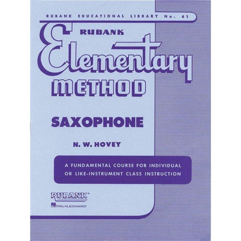 Rubank Elementary Method – Saxophone – Nilo W. Hovey - sassofono