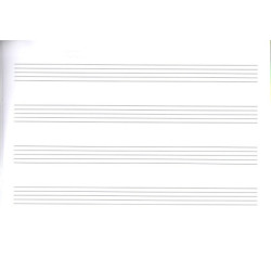 Il mio Quaderno di Musica 4 righi